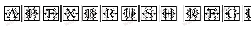 ApexBrush Regular字体转换